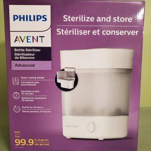 NEW! Phillips AVENT Sterize and Store Bottle Sterilizer NIB